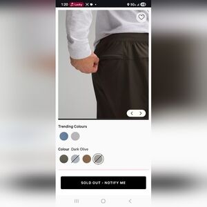 Lululemon Dark Olive ABC Joggers